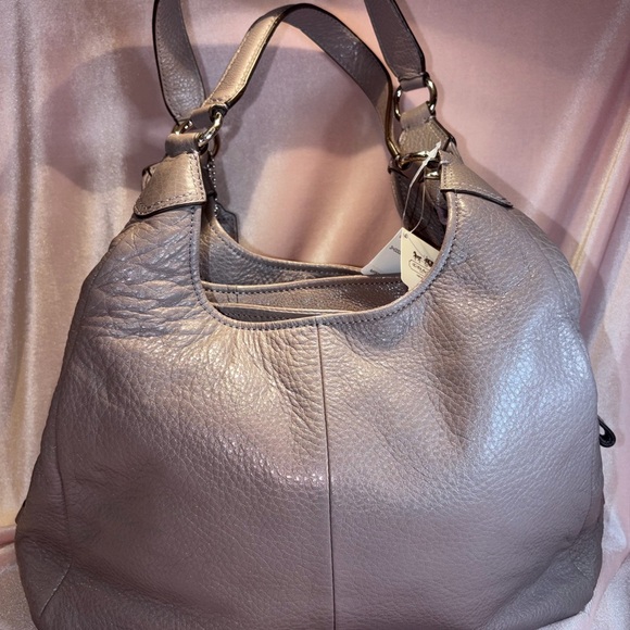 BNWT Vintage Authentic Coach Madison Leather Maggie – Grey Quartz #21225M - Picture 6 of 8